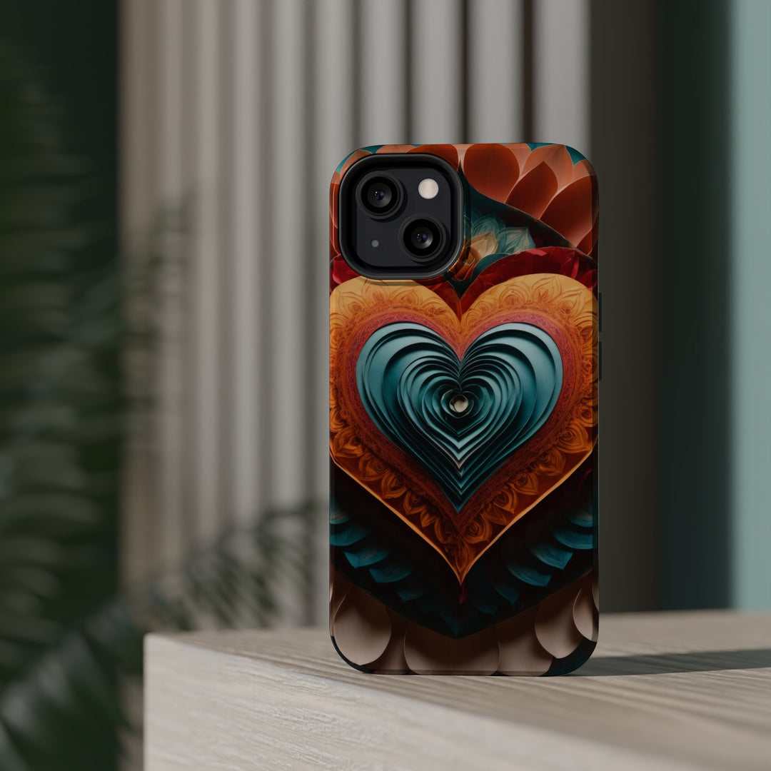 Layered Heart Artwork - MagSafe Tough Case