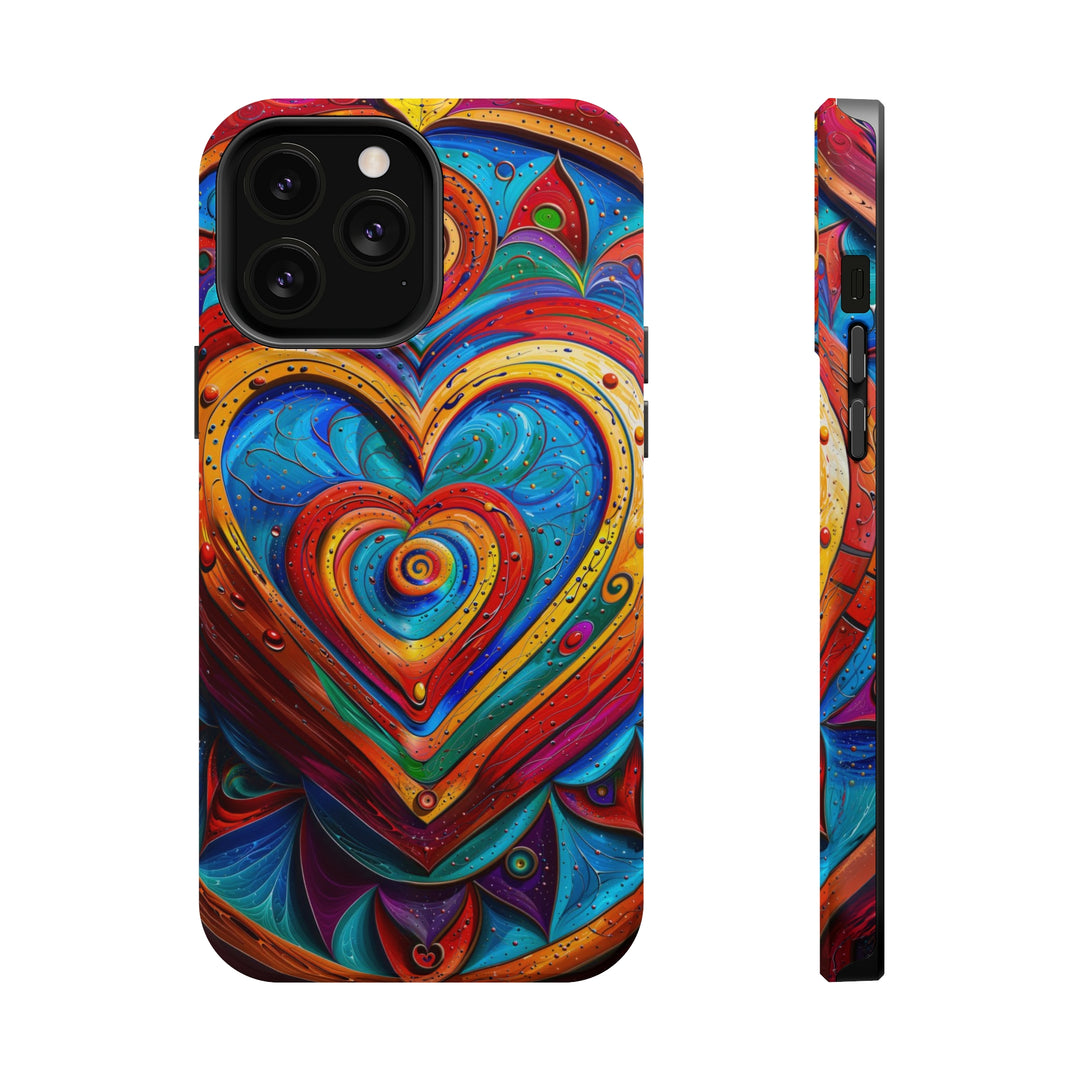 Vibrant Love Spiral - MagSafe Tough Case