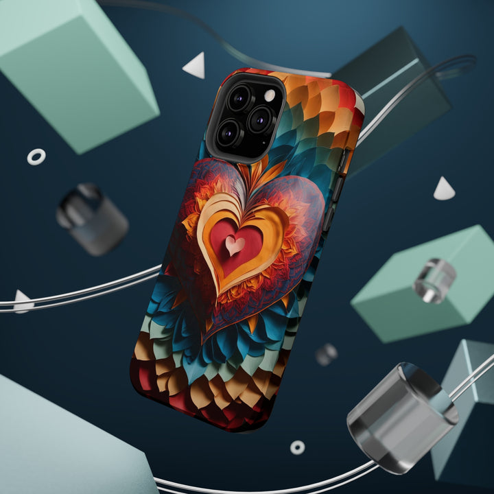 Radiant Heart Bloom - MagSafe Tough Case