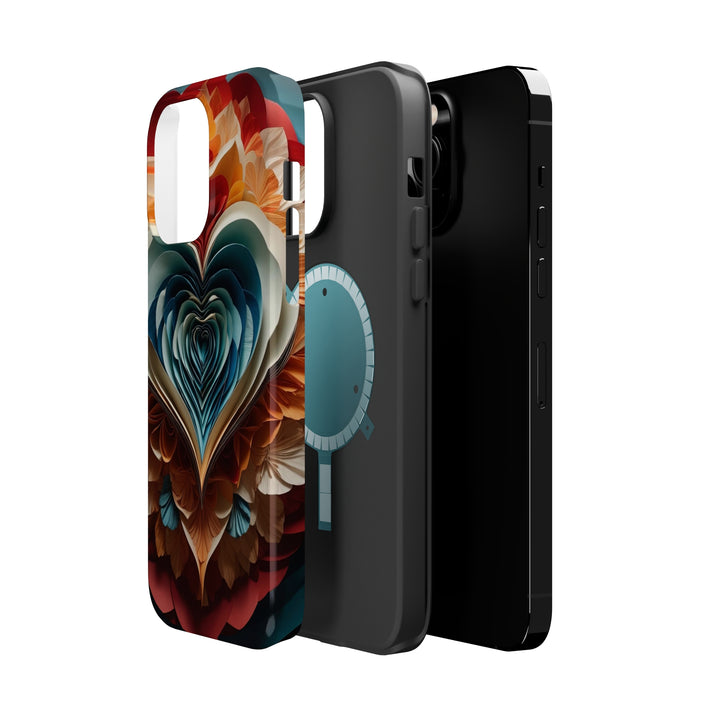 Blooming Heart Layers - MagSafe Tough Case