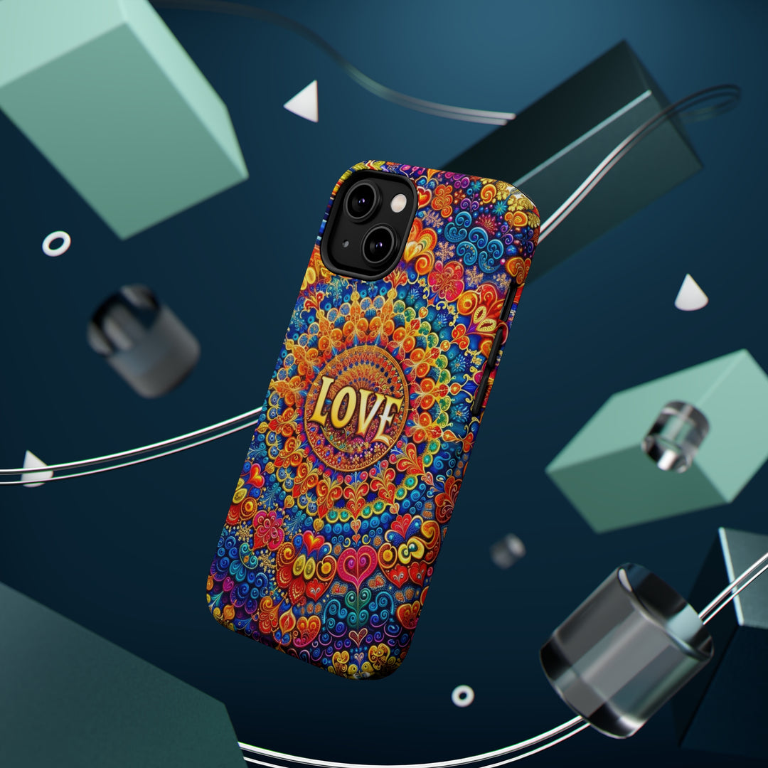 Vibrant Love Mandala - MagSafe Tough Case