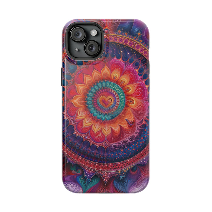 Vibrant Spiral Mandala - MagSafe Tough Case