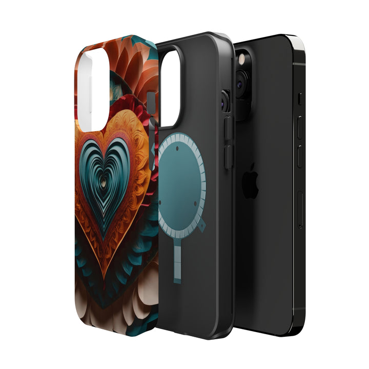 Layered Heart Artwork - MagSafe Tough Case