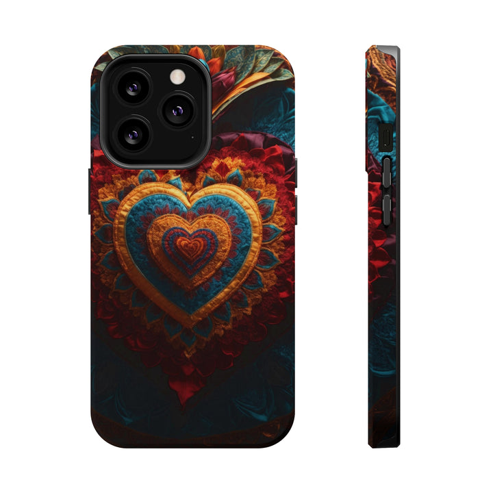 Floral Heart Tapestry - MagSafe Tough Case