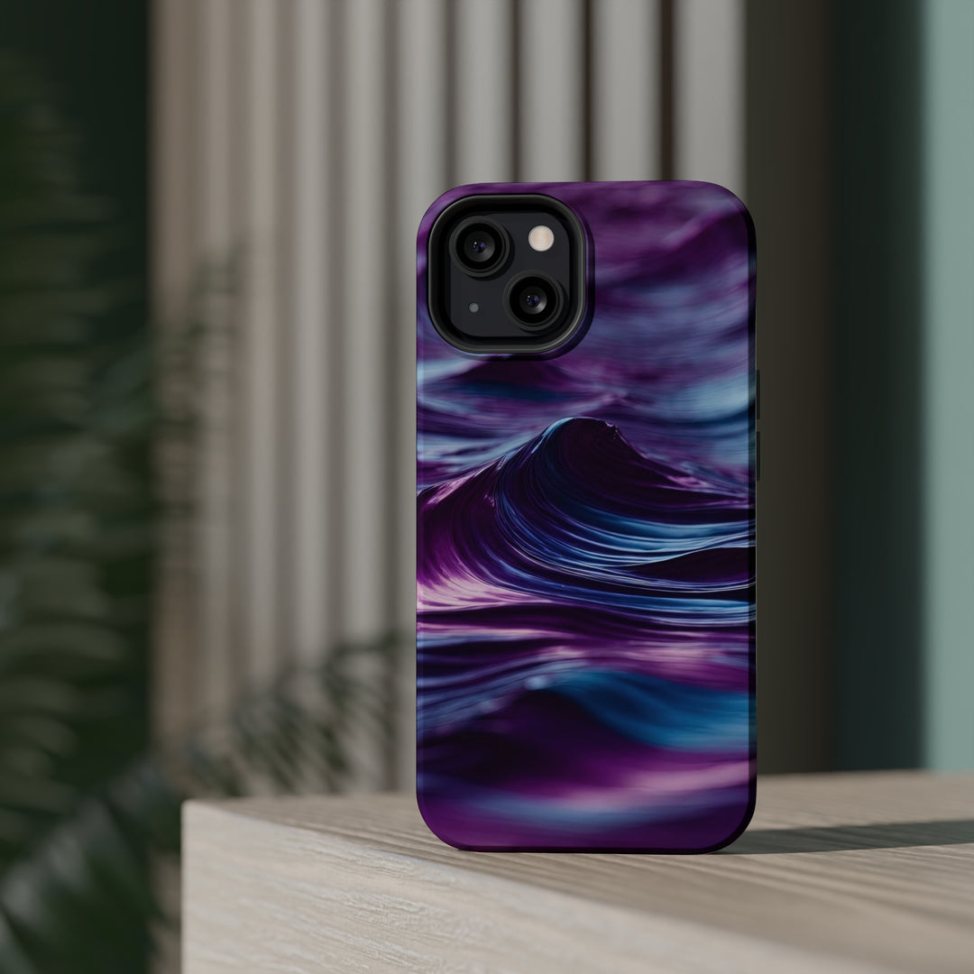 Purple Ocean Waves - MagSafe Tough Case