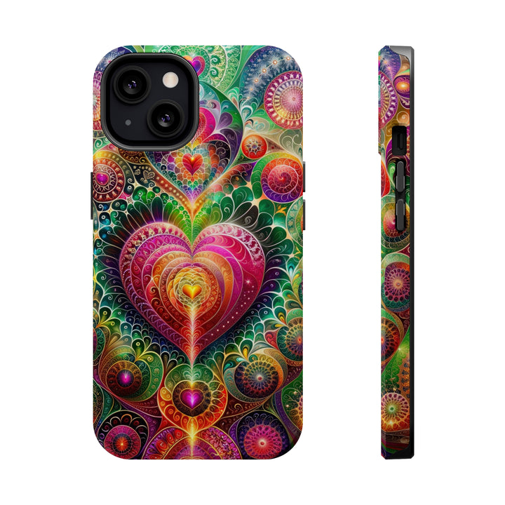 Kaleidoscopic Heart Symphony - MagSafe Tough Case