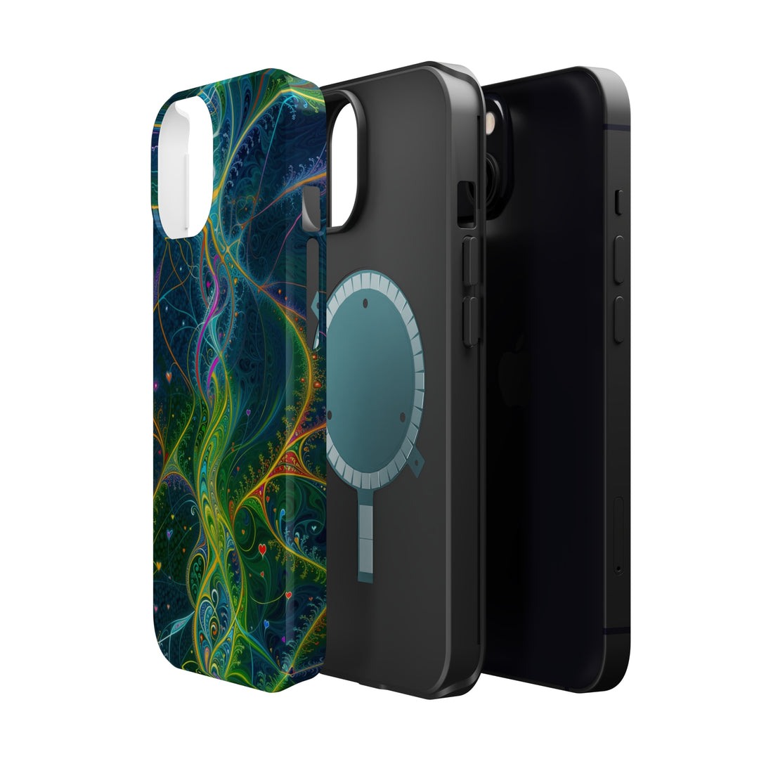 Vibrant Ethereal Swirls - MagSafe Tough Case