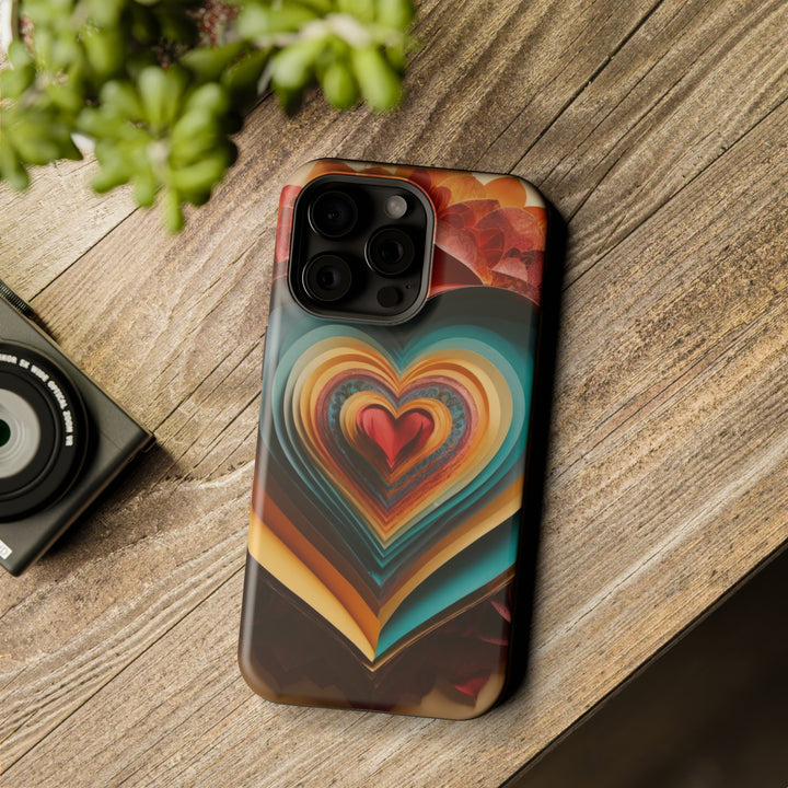 Layered Heart Blossoms - MagSafe Tough Case