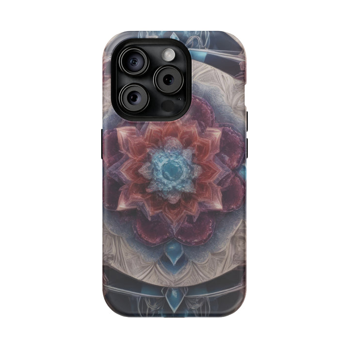 Symmetrical Crystal Bloom - MagSafe Tough Case