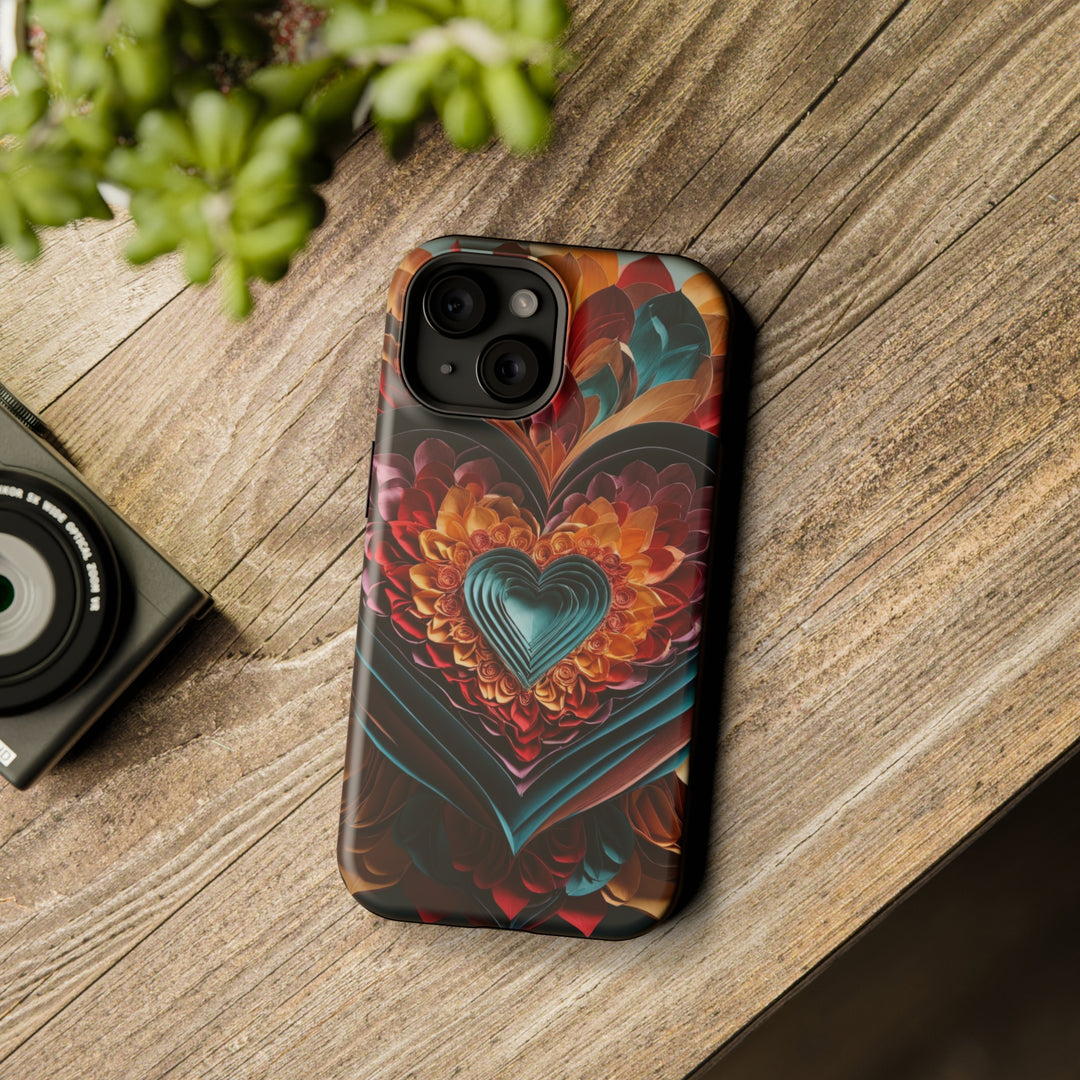 Multilayered Floral Heart - MagSafe Tough Case