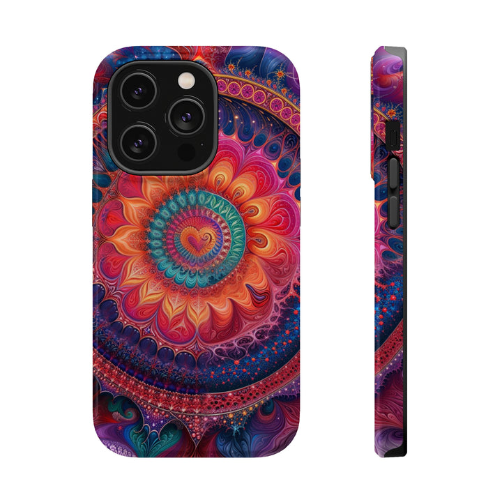 Vibrant Spiral Mandala - MagSafe Tough Case