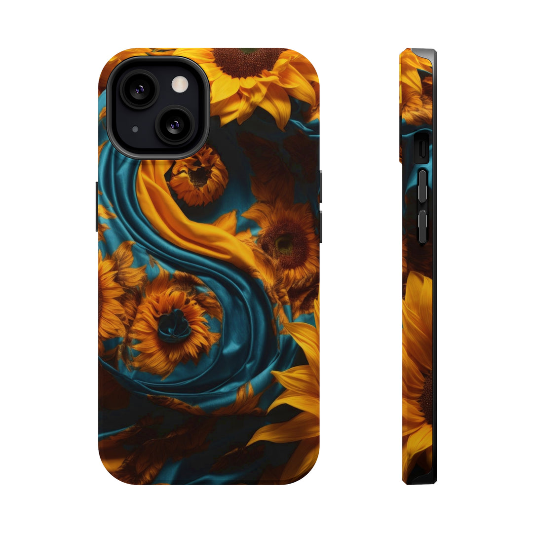 Sunflower Satin Swirl - MagSafe Tough Case