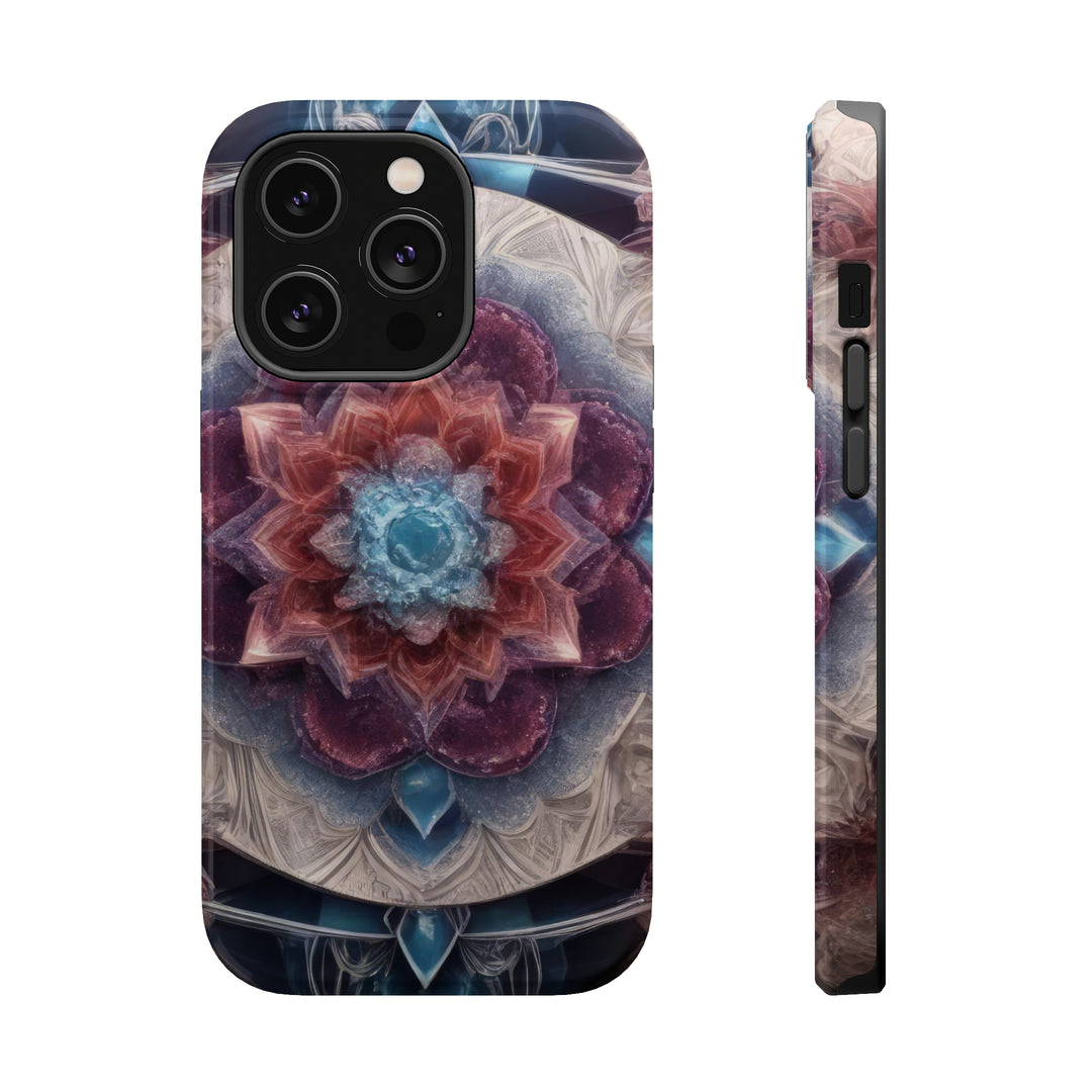 Symmetrical Crystal Bloom - MagSafe Tough Case