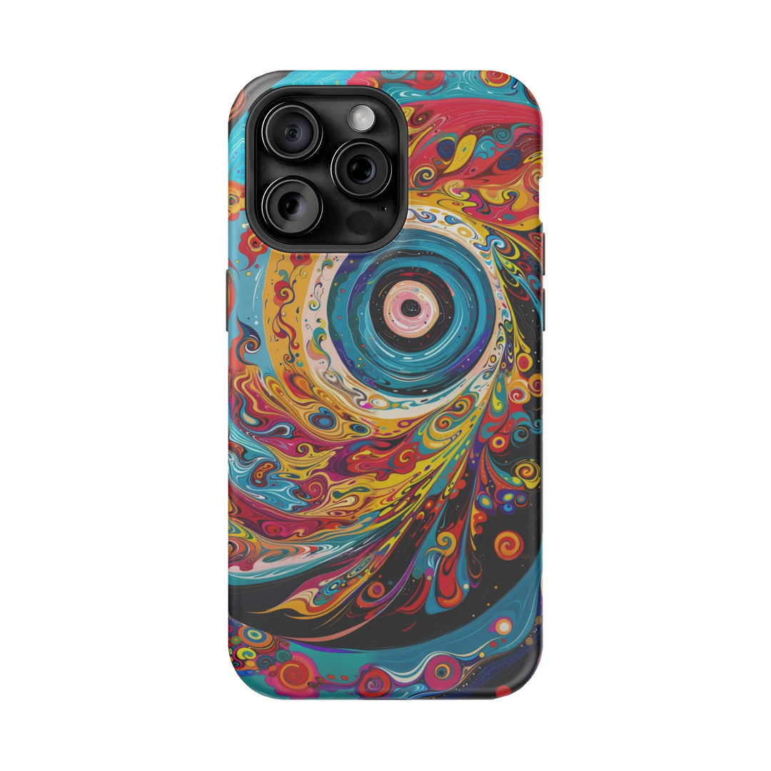 Vibrant Cosmic Swirl - MagSafe Tough Case