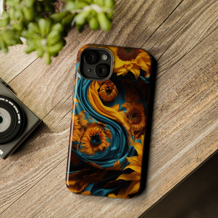 Sunflower Satin Swirl - MagSafe Tough Case