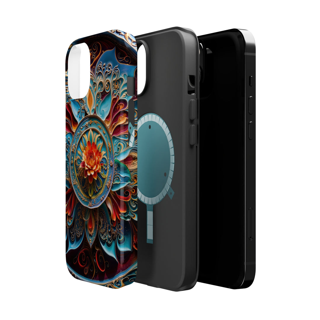 Intricate Floral Mandala - MagSafe Tough Case