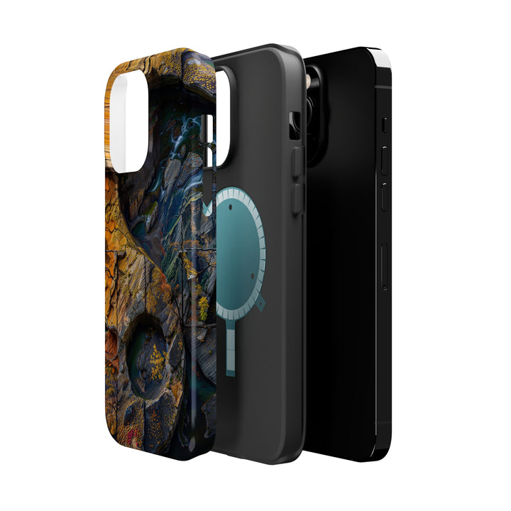 Autumn Geometric Contrast - MagSafe Tough Case