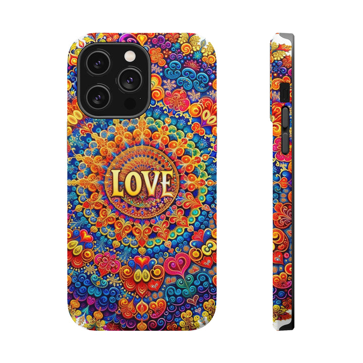 Vibrant Love Mandala - MagSafe Tough Case