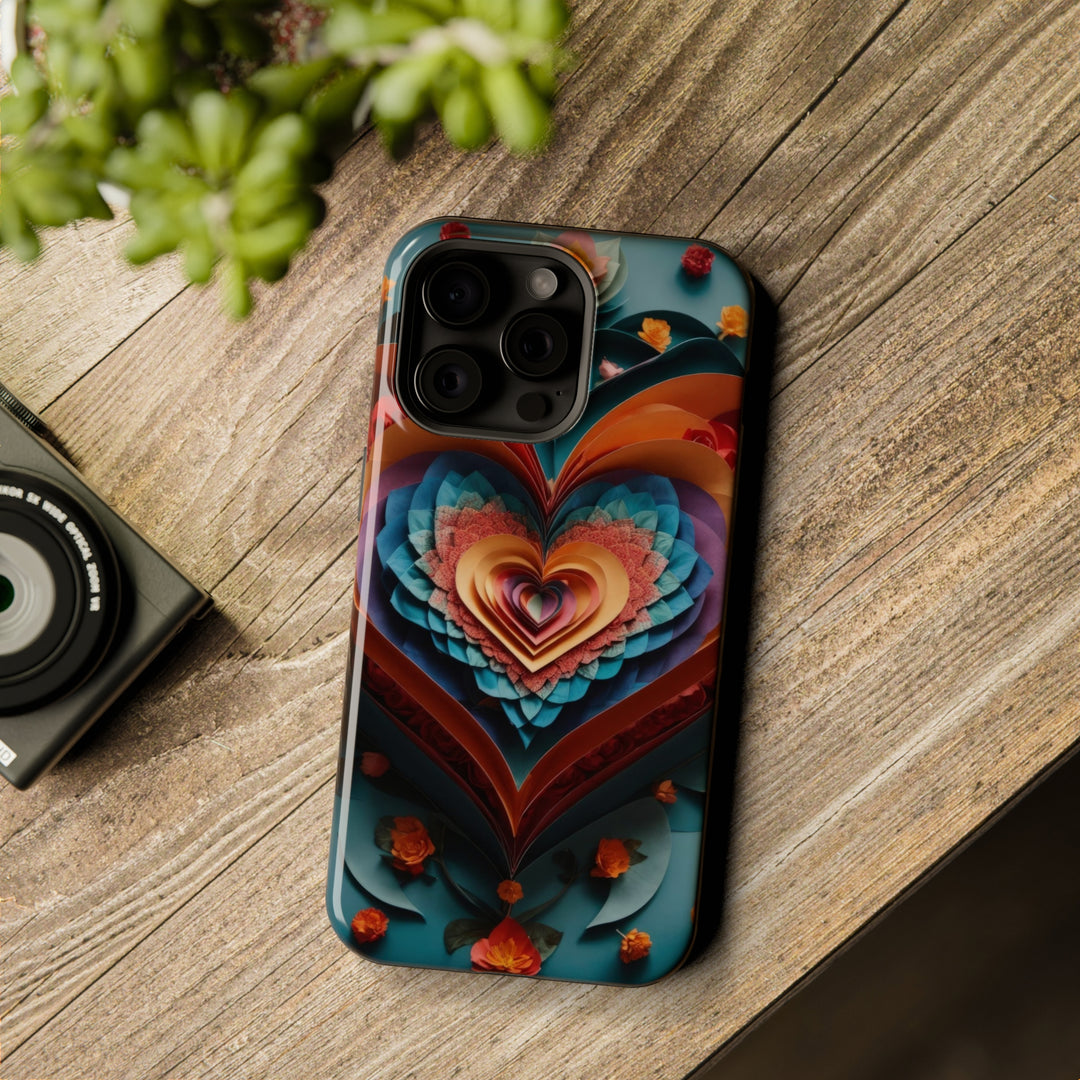 Blooming Heart Layers - MagSafe Tough Case