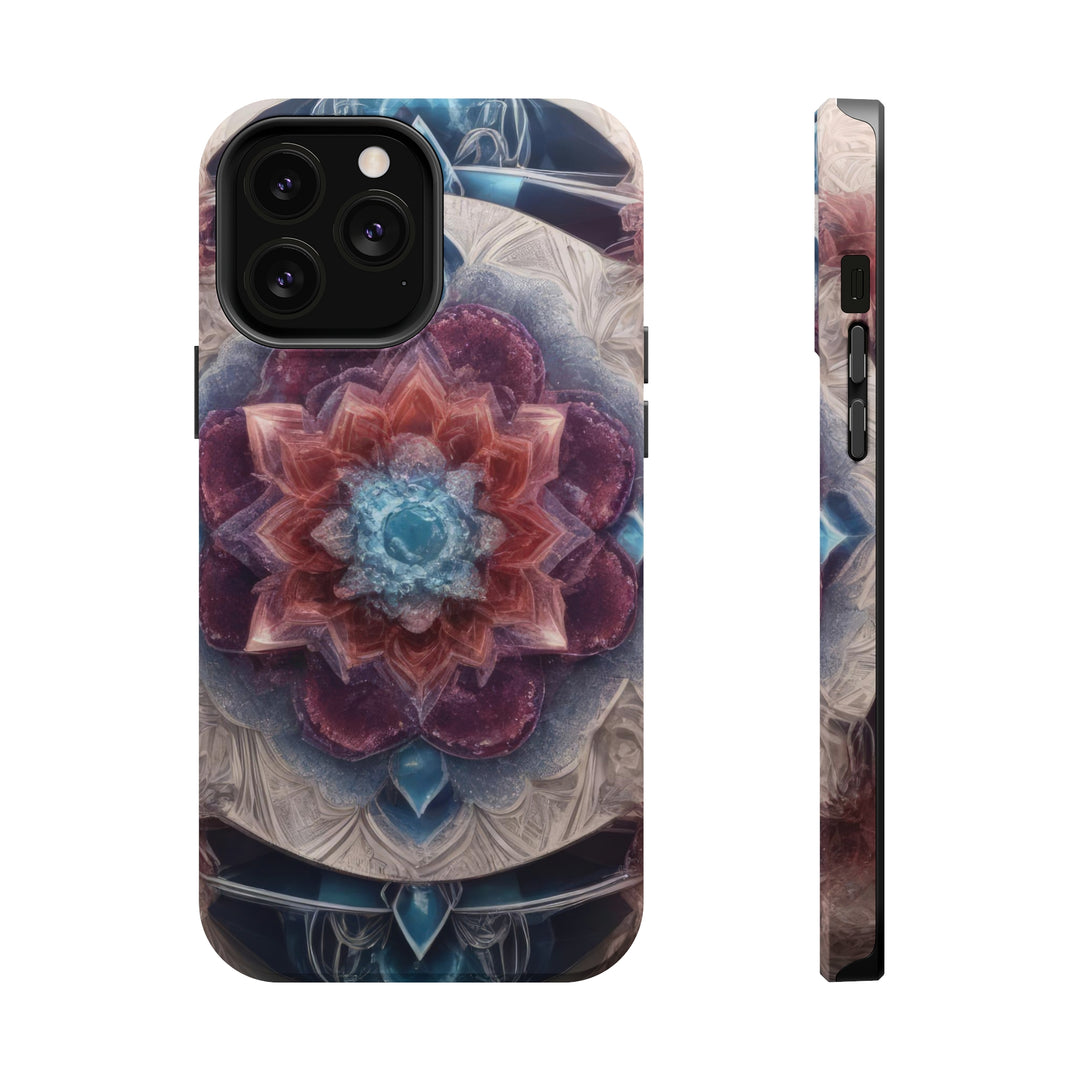 Symmetrical Crystal Bloom - MagSafe Tough Case