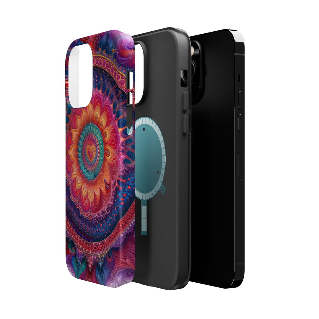 Vibrant Spiral Mandala - MagSafe Tough Case