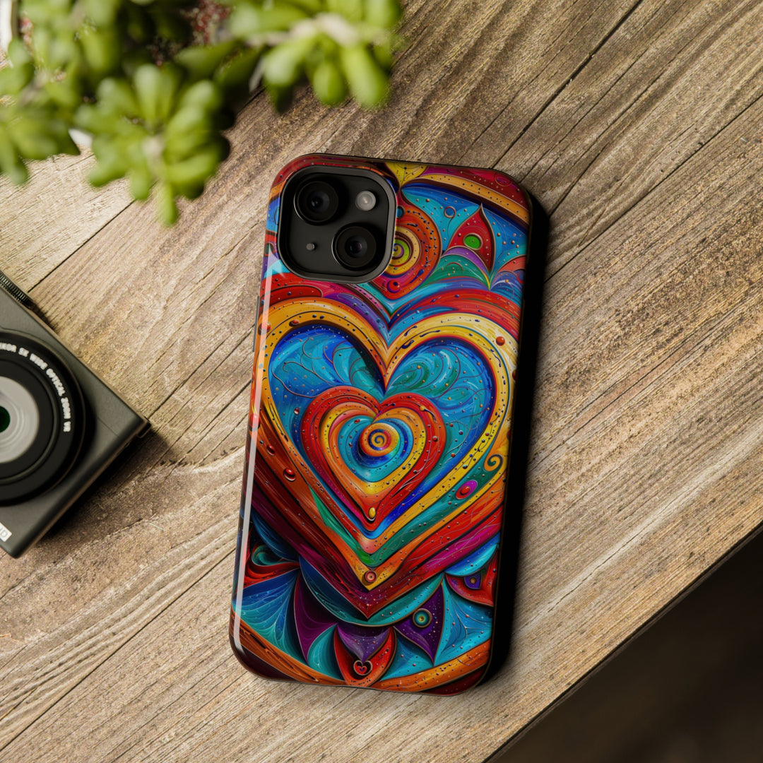 Vibrant Love Spiral - MagSafe Tough Case