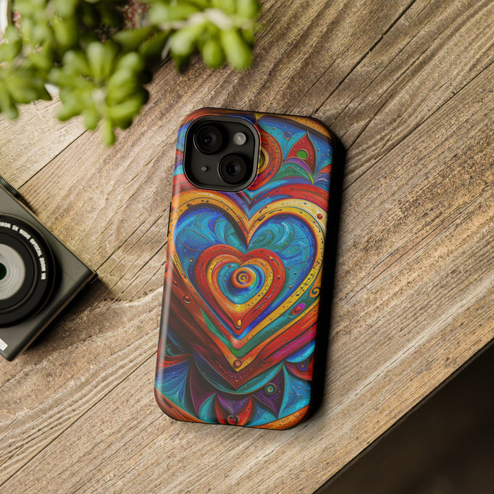 Vibrant Love Spiral - MagSafe Tough Case