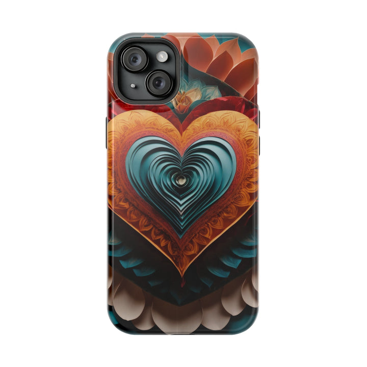 Layered Heart Artwork - MagSafe Tough Case