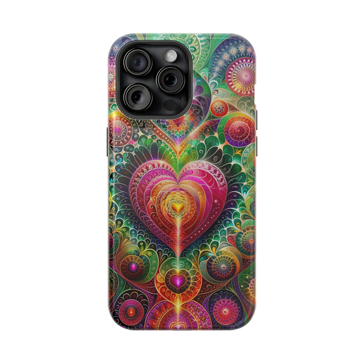 Kaleidoscopic Heart Symphony - MagSafe Tough Case