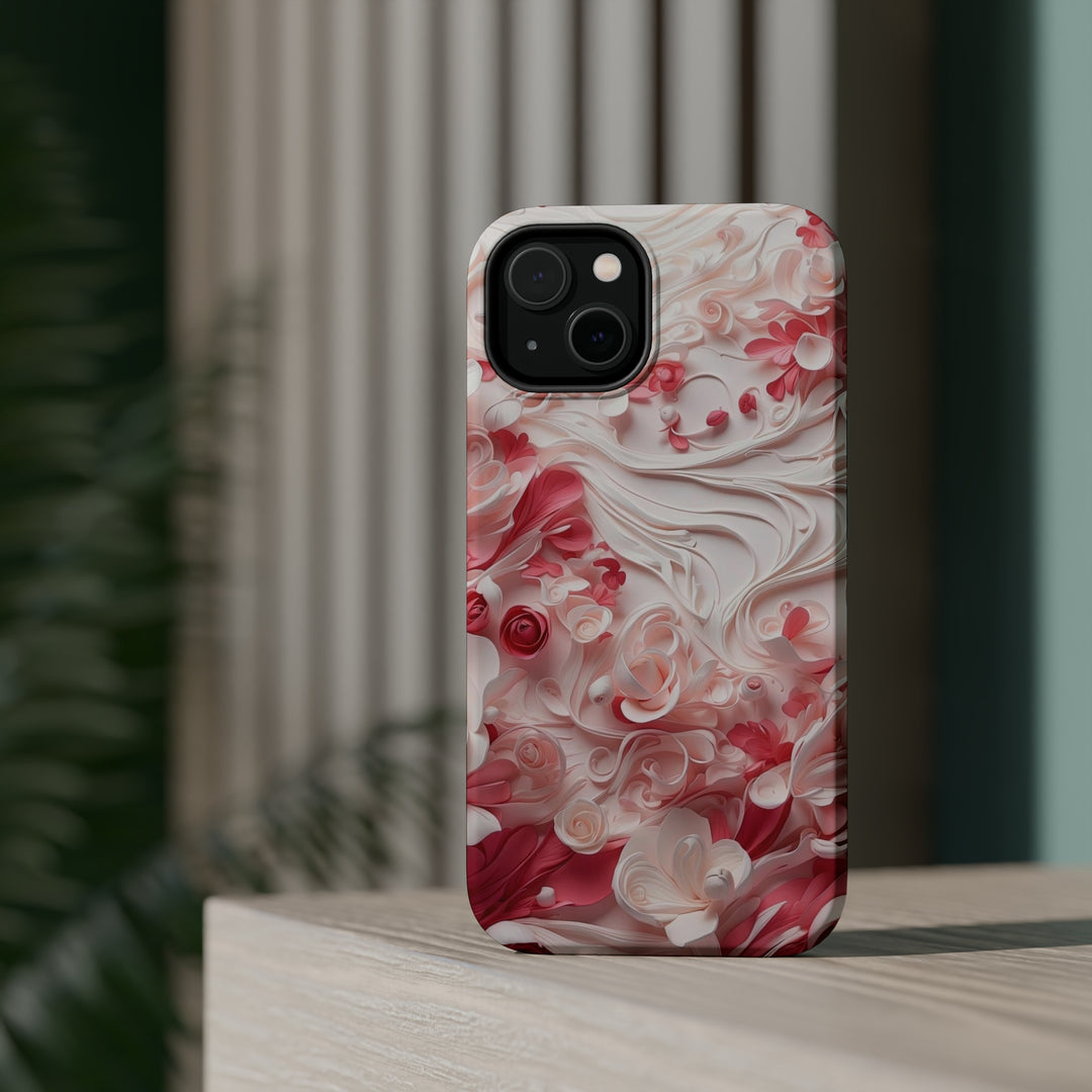 Floral Swirls Abstraction - MagSafe Tough Case