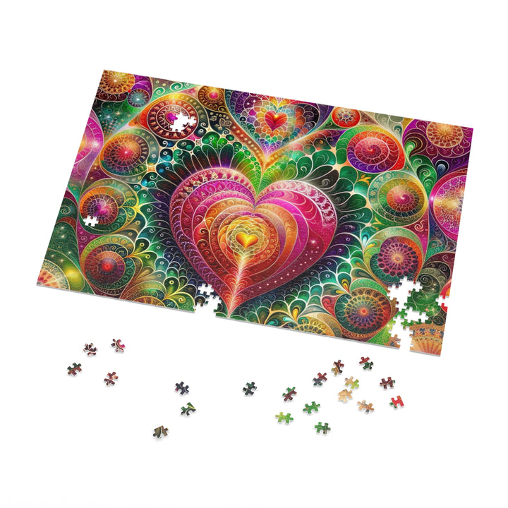 Kaleidoscopic Heart Symphony - Jigsaw Puzzle (100, 252, 500, 1000 pieces)