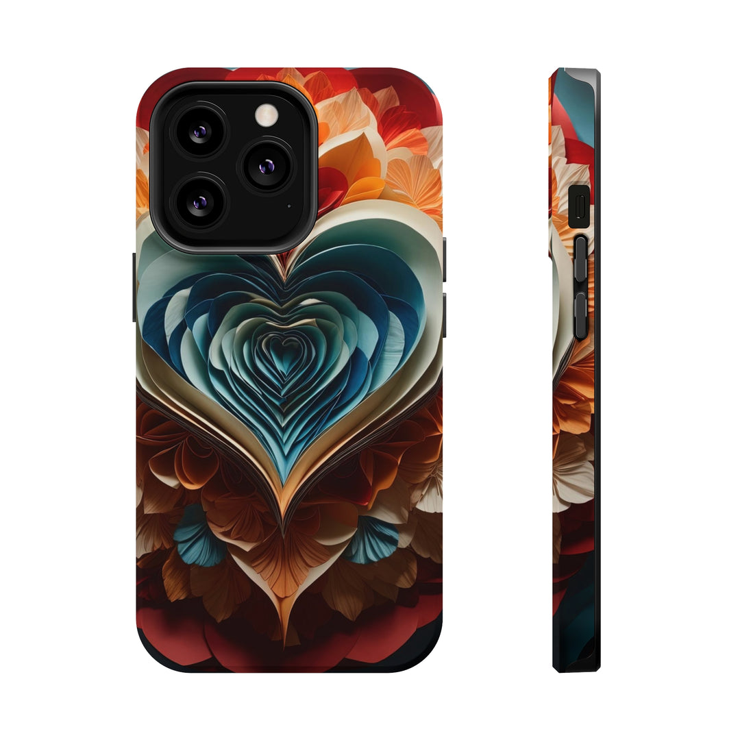 Blooming Heart Layers - MagSafe Tough Case