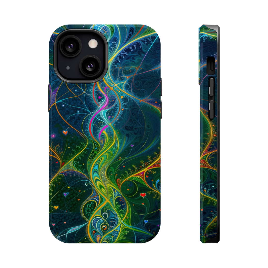 Vibrant Ethereal Swirls - MagSafe Tough Case