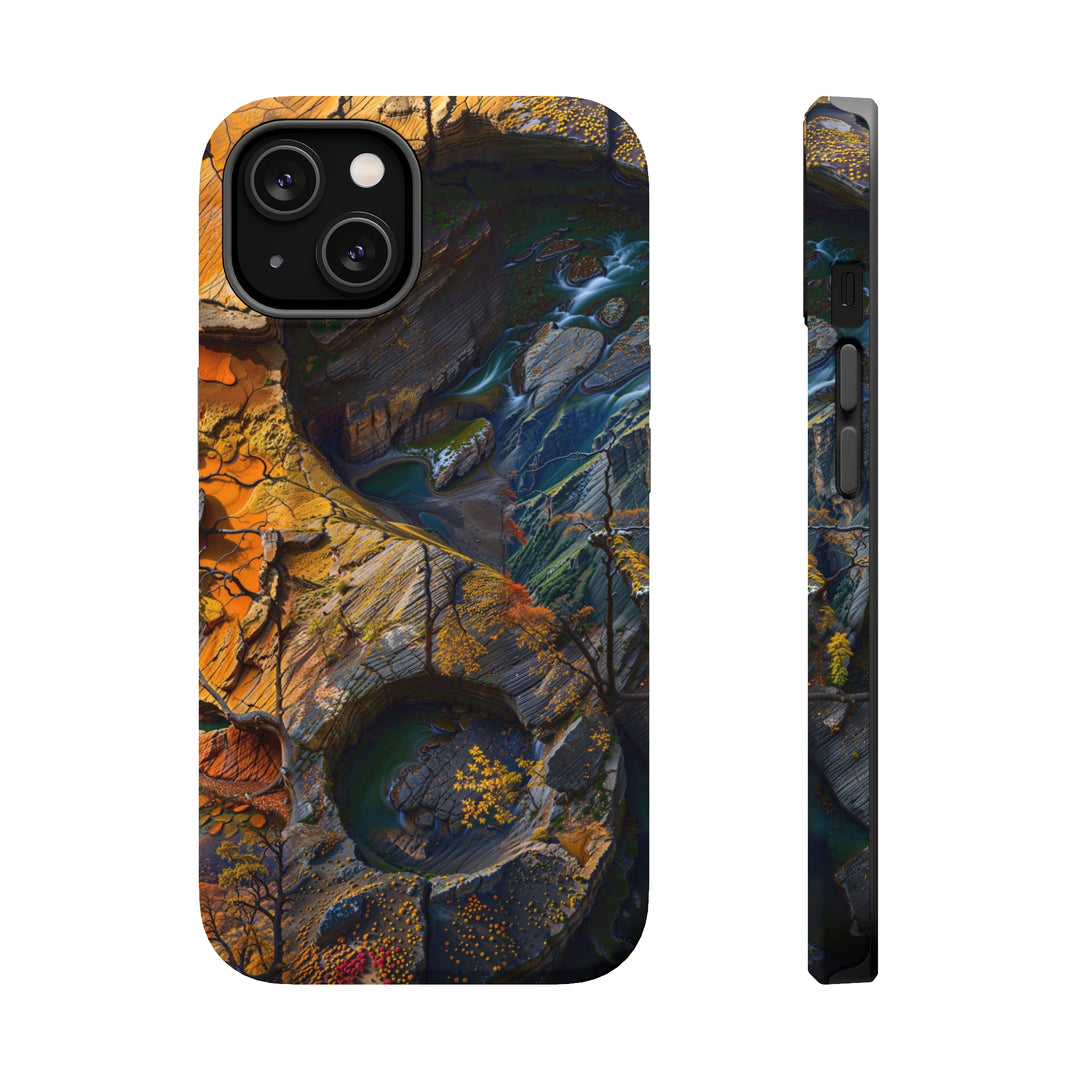 Autumn Geometric Contrast - MagSafe Tough Case