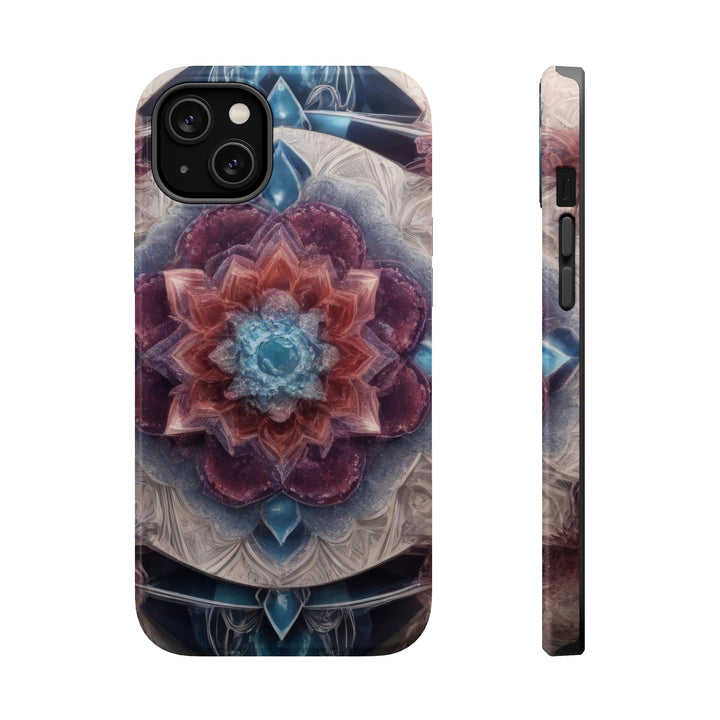 Symmetrical Crystal Bloom - MagSafe Tough Case