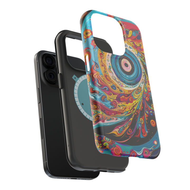 Vibrant Cosmic Swirl - MagSafe Tough Case