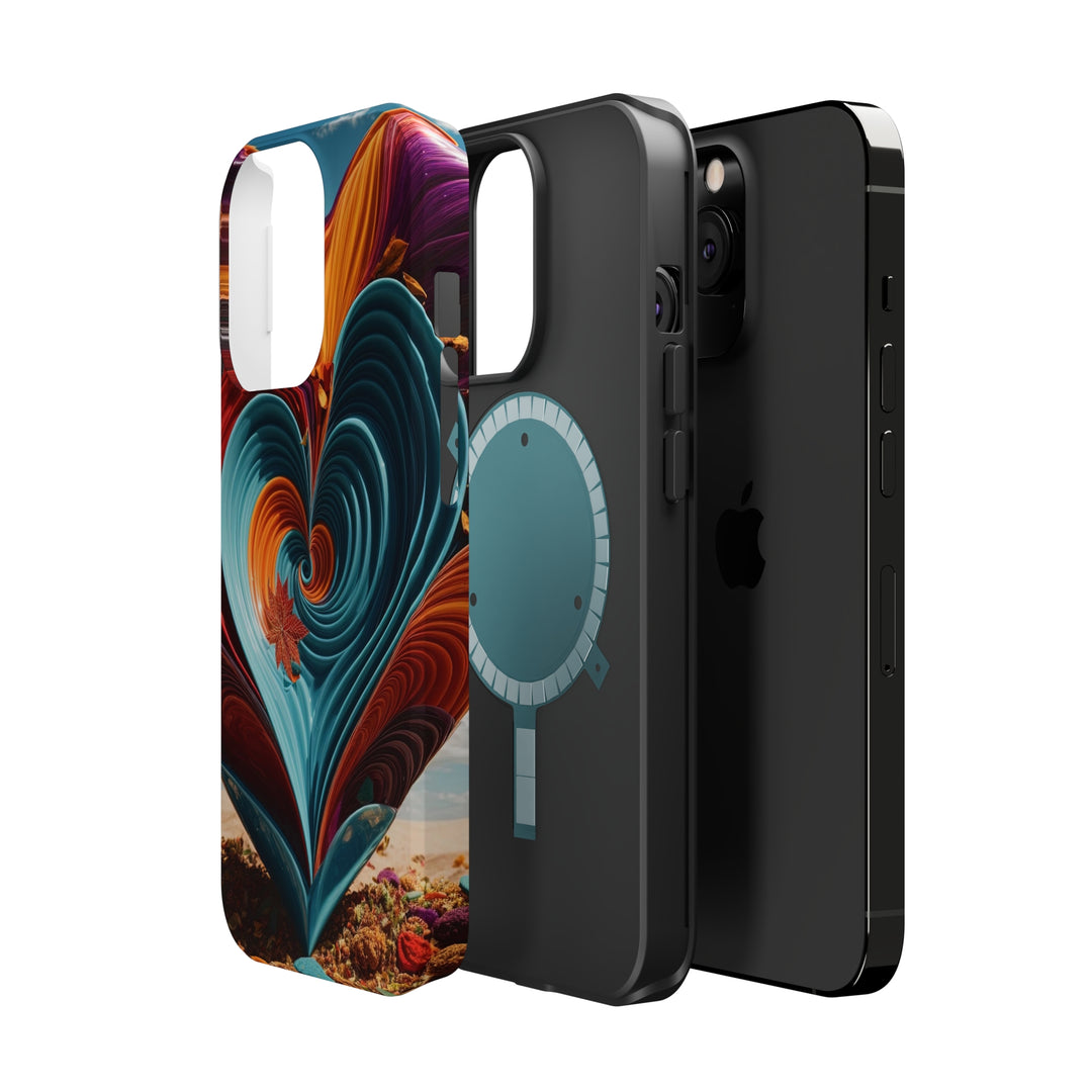 Vibrant Heart Spiral - MagSafe Tough Case