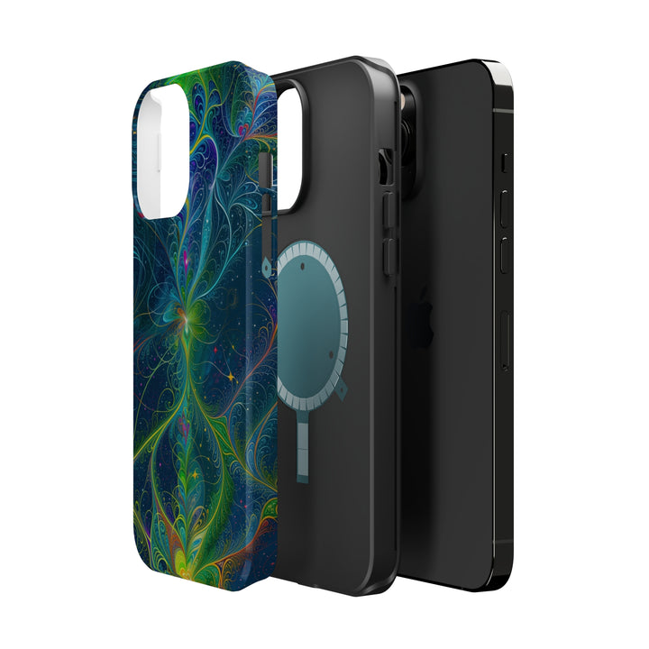 Vibrant Fractal Blossom - MagSafe Tough Case