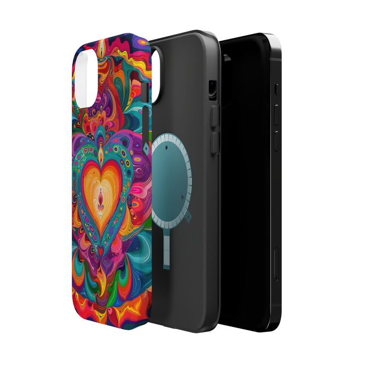 Vibrant Swirling Heart - MagSafe Tough Case