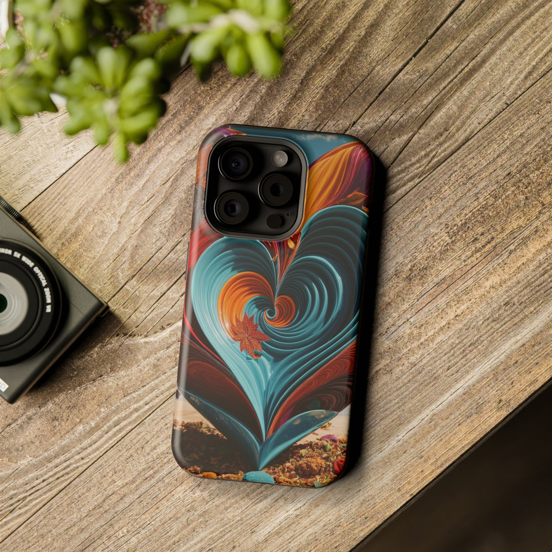 Vibrant Heart Spiral - MagSafe Tough Case