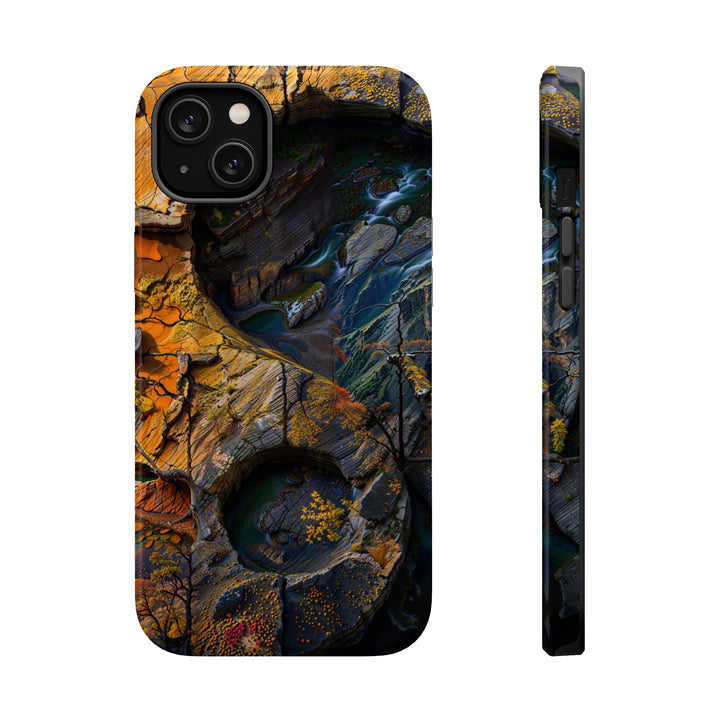 Autumn Geometric Contrast - MagSafe Tough Case