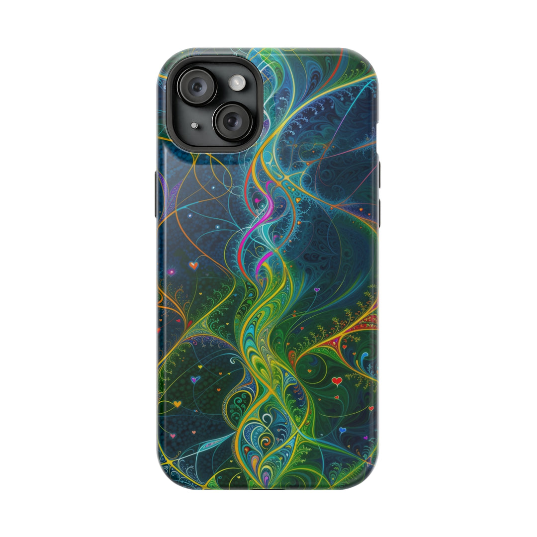 Vibrant Ethereal Swirls - MagSafe Tough Case