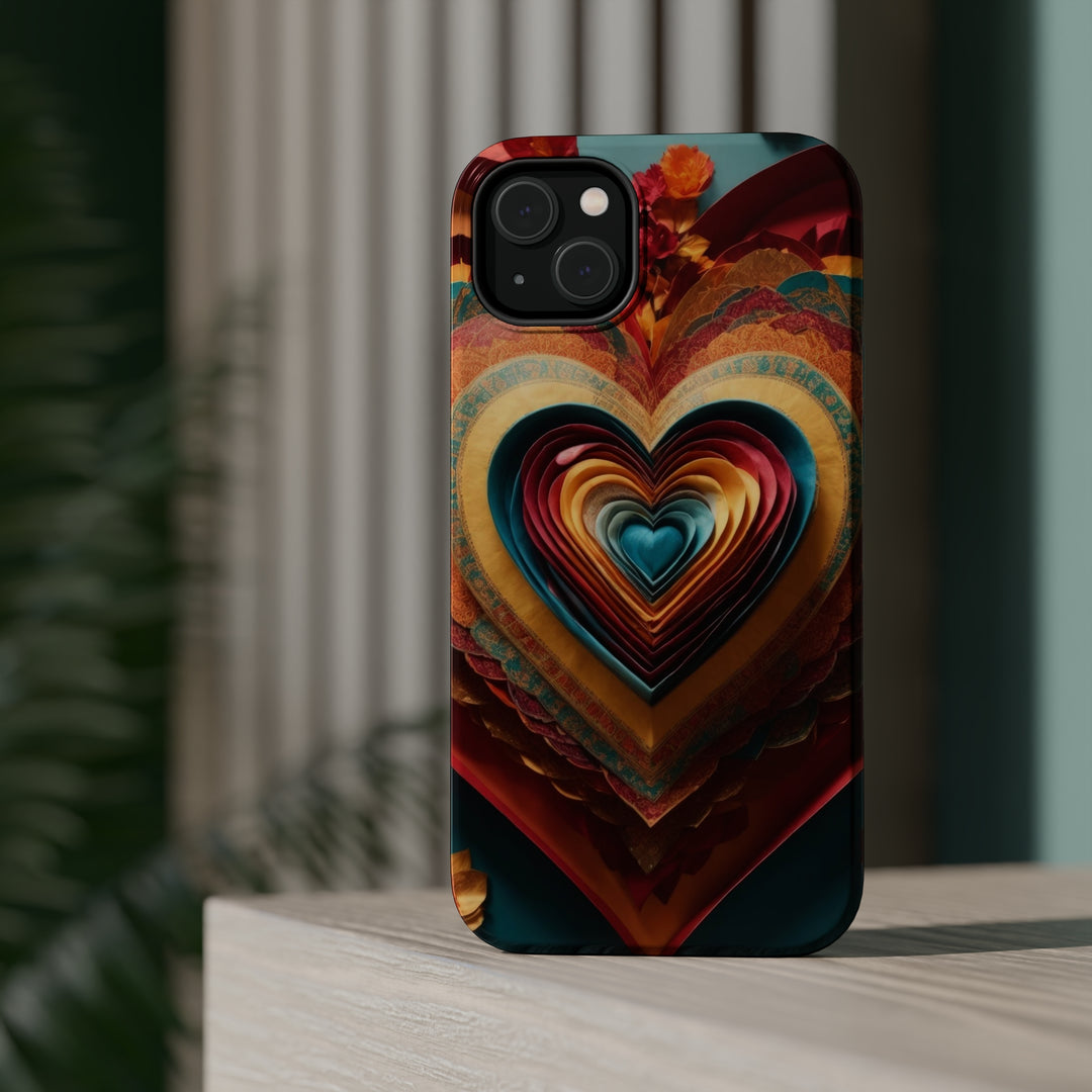 Infinite Layered Hearts - MagSafe Tough Case