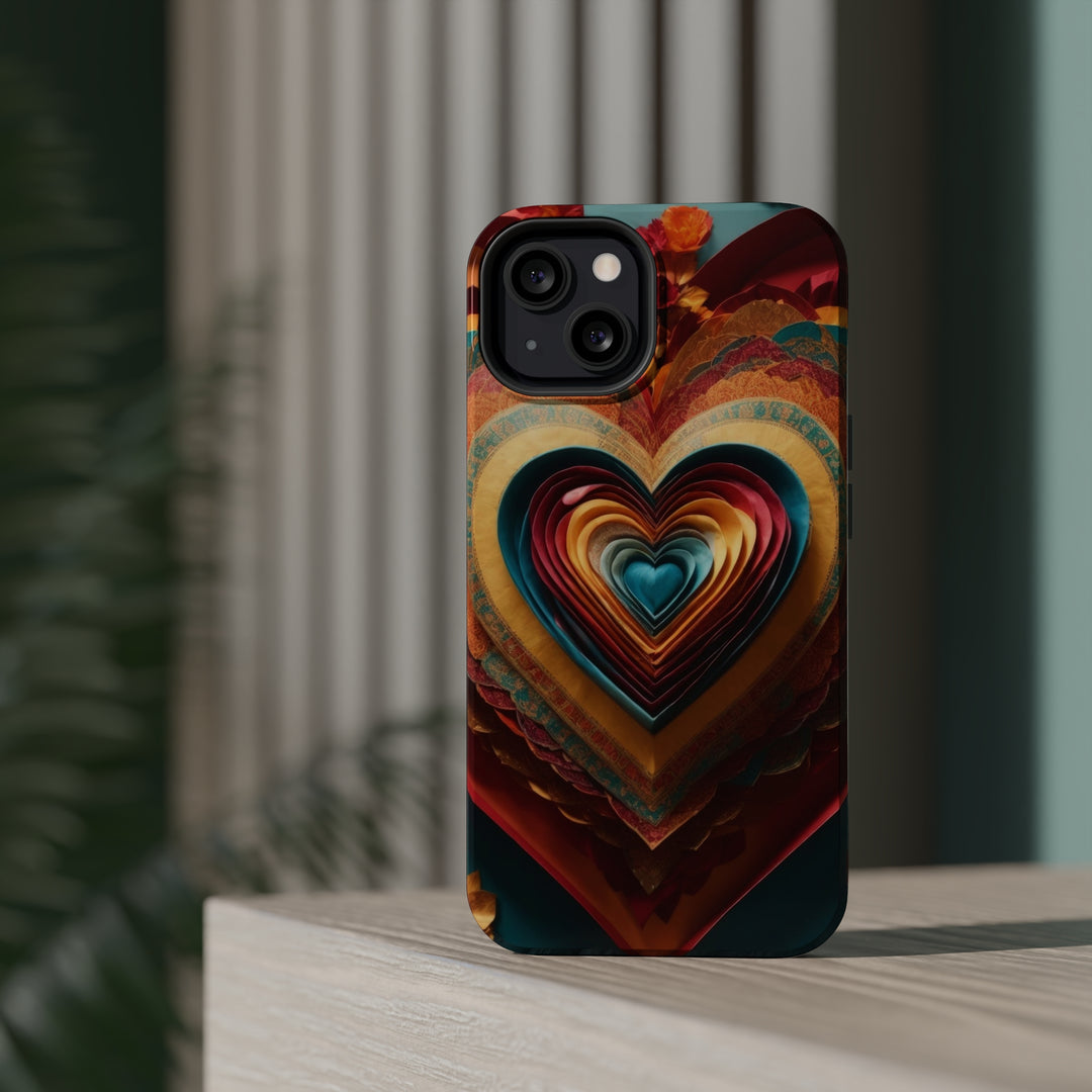 Infinite Layered Hearts - MagSafe Tough Case