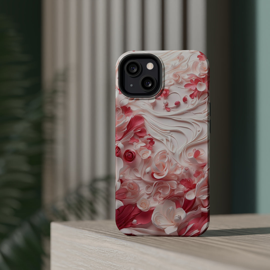 Floral Swirls Abstraction - MagSafe Tough Case