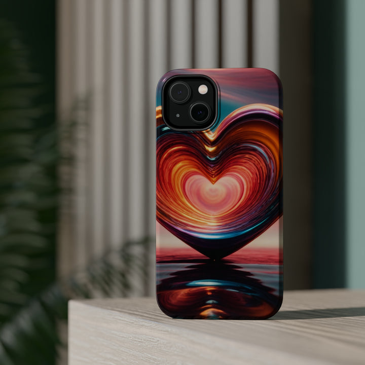 Vibrant Swirling Heart - MagSafe Tough Case