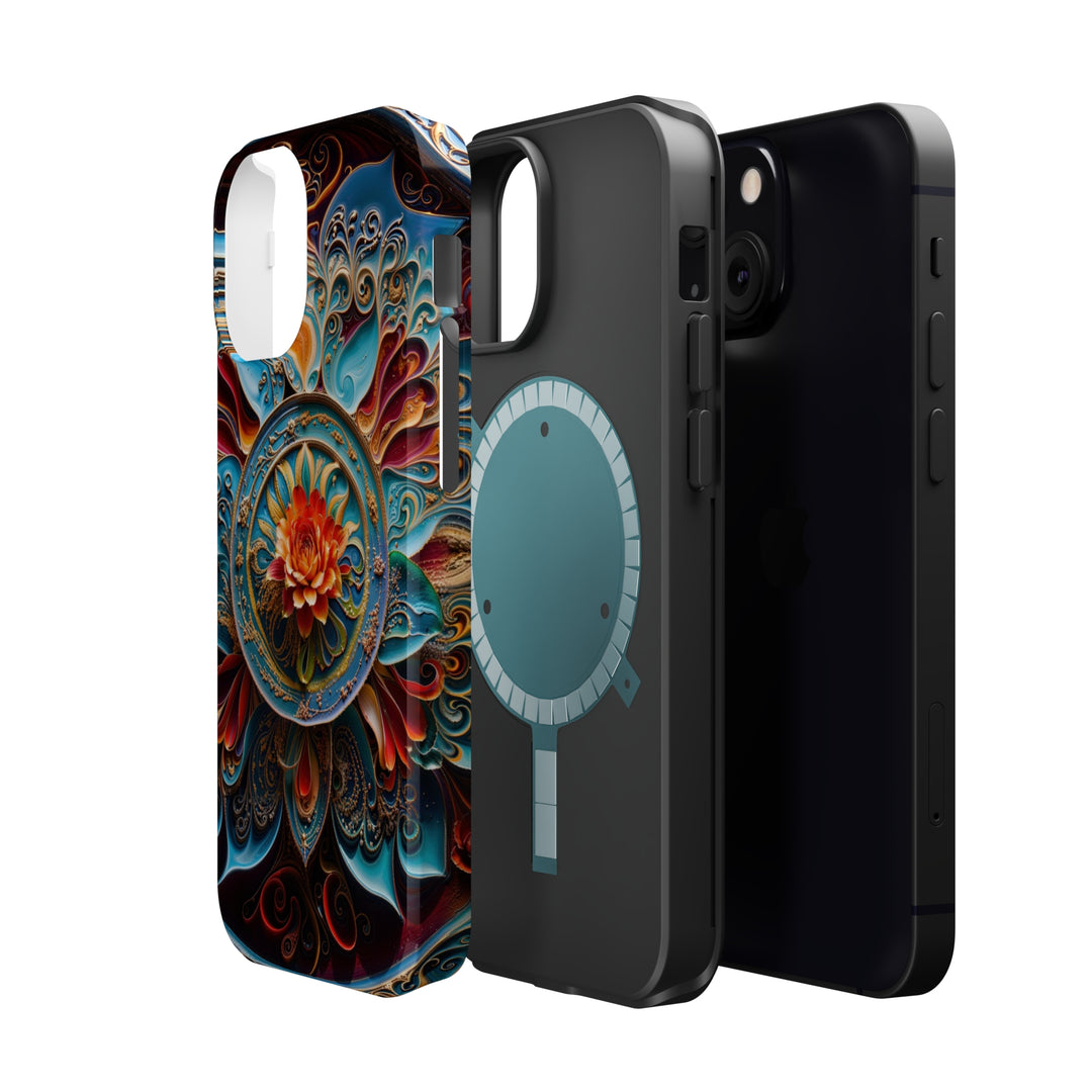 Intricate Floral Mandala - MagSafe Tough Case