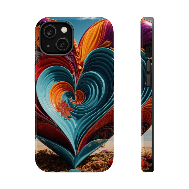 Vibrant Heart Spiral - MagSafe Tough Case