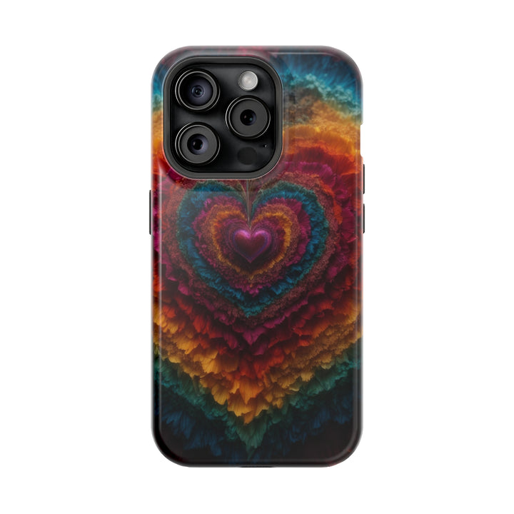 Vibrant Heart Layers - MagSafe Tough Case