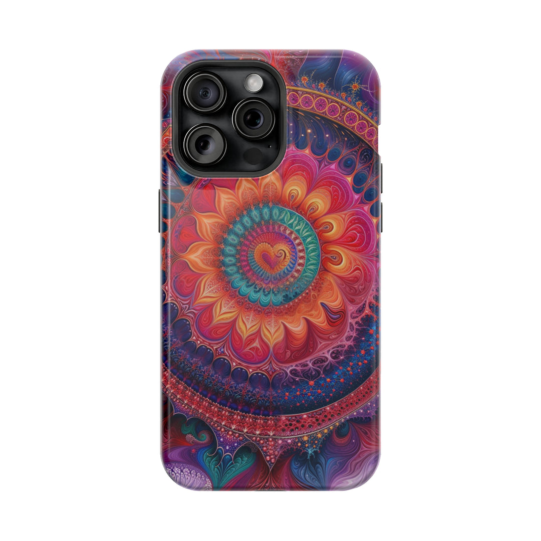 Vibrant Spiral Mandala - MagSafe Tough Case